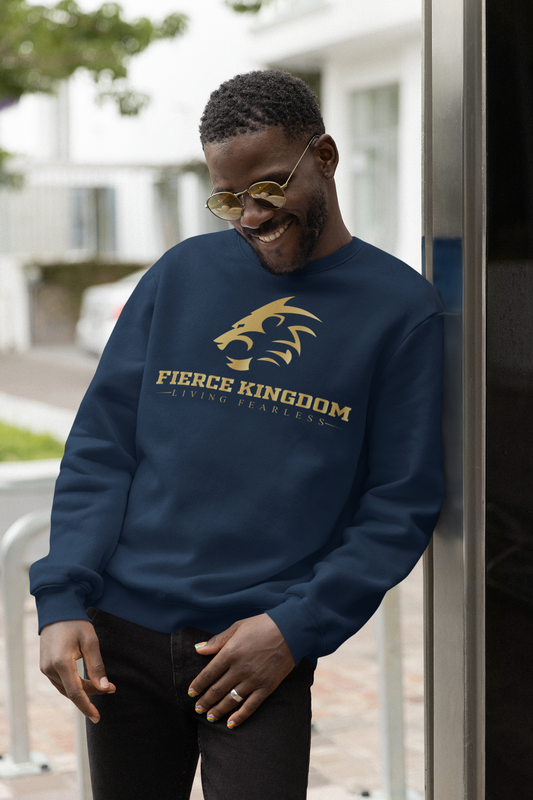 FIERCE KINGDOM Living Fearless Crewneck